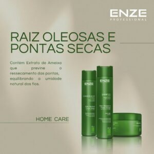 Raíz Oleosa e Pontas Secas Enze Kit: Solução Completa